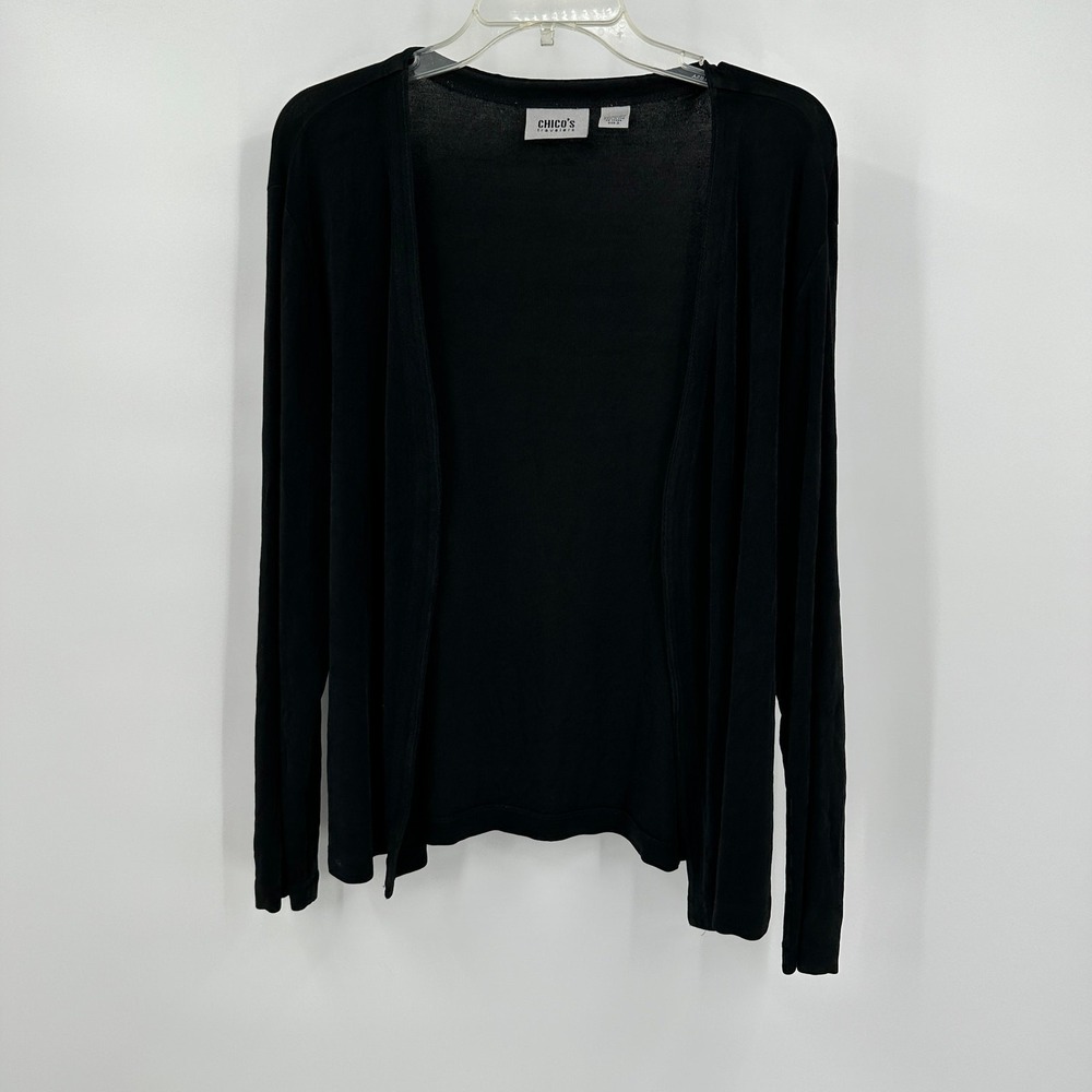 Chicos Travelers Womens Minimalist Top Size 3 US XL Capsule Slinky Lagenlook